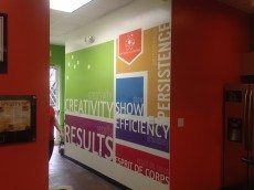 Inspiration Wall with Cut Vinyl