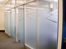 Interior Office Divider Window Film