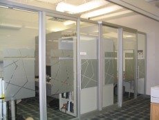 Frosted Glass Divider