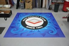 UV Printed Show Floor