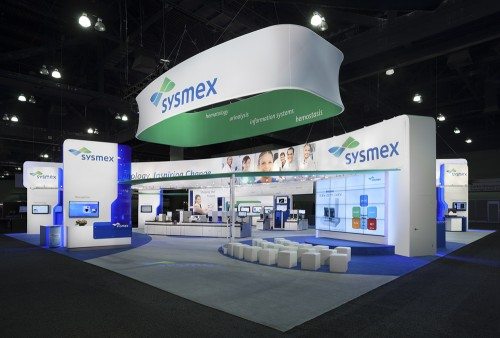 Sysmex Exhibit AACC 2012, Los Angeles 3D Exhibits Padgett and Company Job#3589