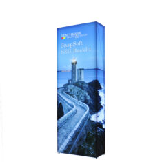 Small 2.5ft by 7.5ft Backlit SEG Pop Up Display