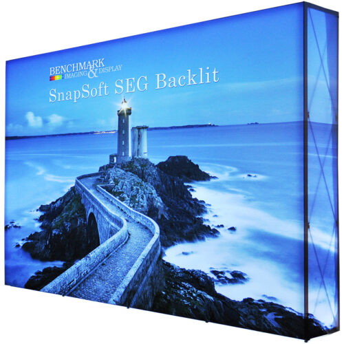 Large 10ft by 7.5ft Backlit SEG Pop Up Display