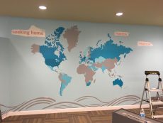 Map of the World During Install