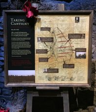 taking cantigny information panel with map on sintra