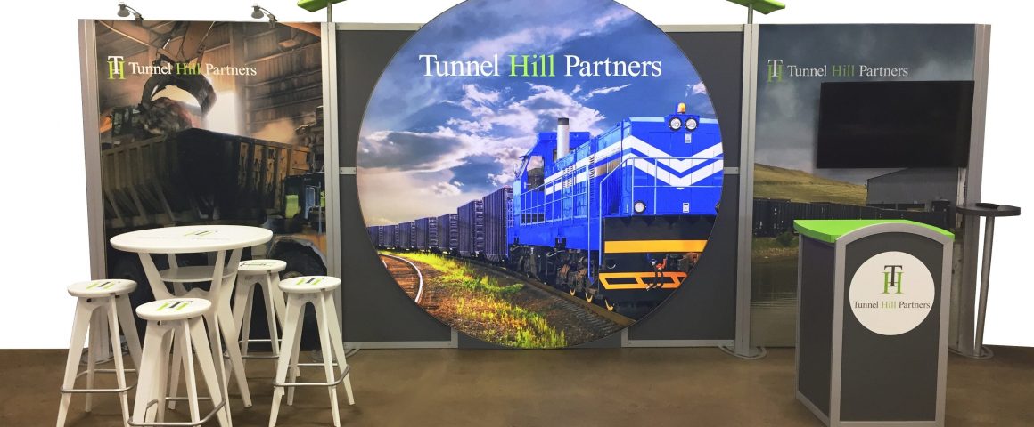 Tunnel Hill's Custom 10x20 Booth