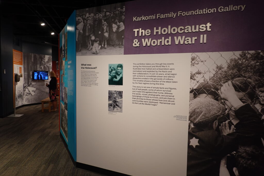 Custom wall mural installation for museum exhibitions in Chicago
