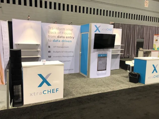 Emergency last-minute trade show graphics printing and assembly at our Chicago facility